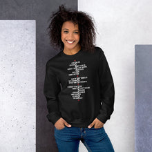 Load image into Gallery viewer, Chi Tap Dancers (Black Gildan 18000 - Unisex Crew Neck Sweatshirt)