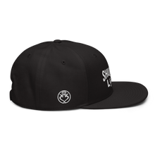 Load image into Gallery viewer, Shuffle Liiife Supreme - Snapback Hat (with Grey Undervisor and Side Logos)