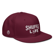 Load image into Gallery viewer, Shuffle Liiife Supreme - Snapback Hat (with Grey Undervisor and Side Logos)