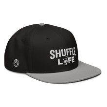 Load image into Gallery viewer, Shuffle Liiife Supreme - Snapback Hat (with Grey Undervisor and Side Logos)