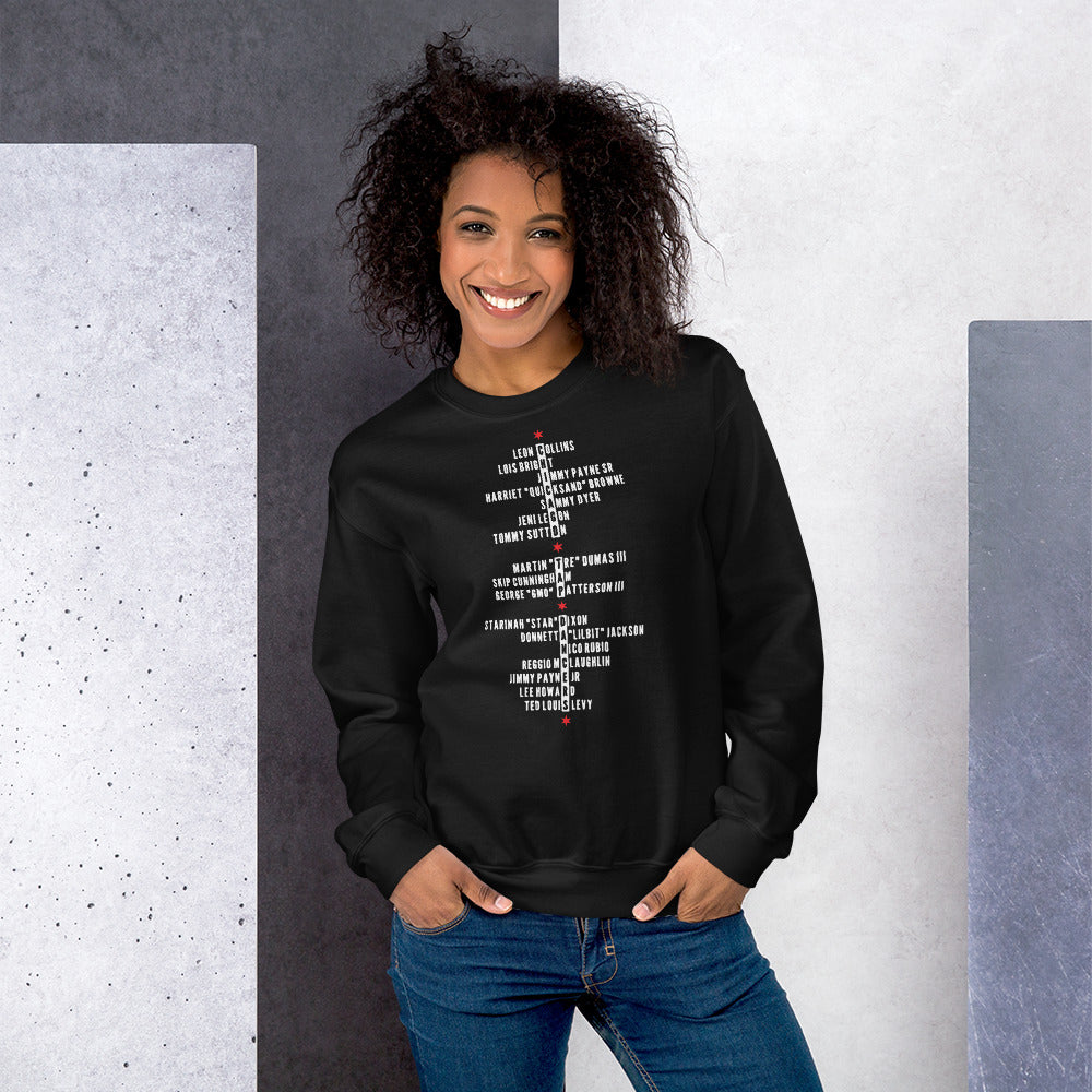 Chi Tap Dancers (Black Gildan 18000 - Unisex Crew Neck Sweatshirt)