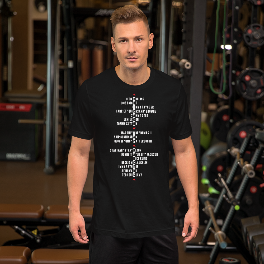 Chi Tap Dancers (Black Bella + Canvas 3001 - Unisex T-Shirt)