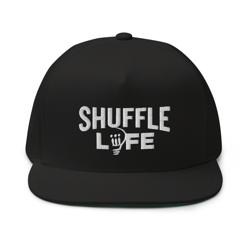 Shuffle Liiife Snapback Hat (with Green Undervisor)