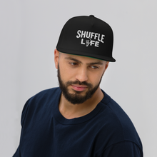 Load image into Gallery viewer, Shuffle Liiife Supreme - Snapback Hat (with Green Undervisor and Side Logos)
