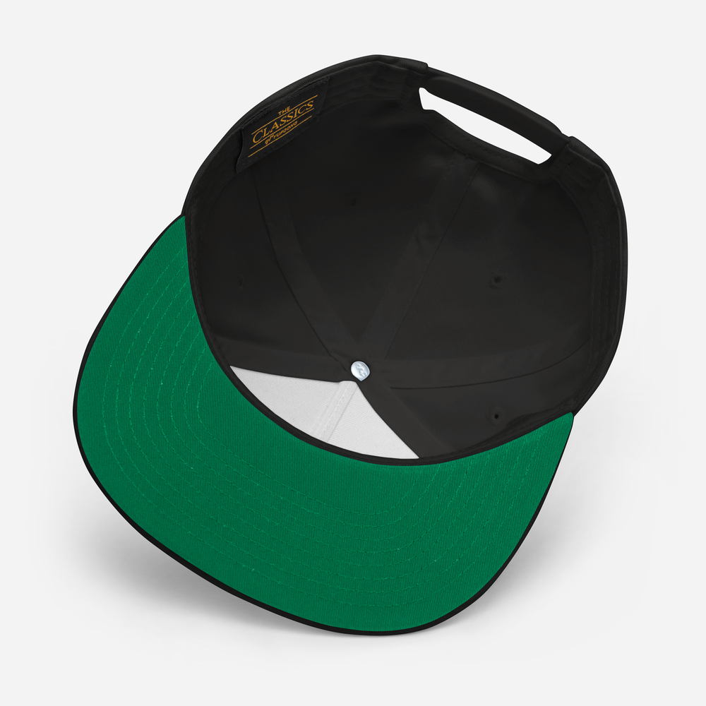 Shuffle Liiife Supreme - Snapback Hat (with Green Undervisor