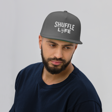 Load image into Gallery viewer, Shuffle Liiife Supreme - Snapback Hat (with Green Undervisor and Side Logos)
