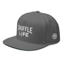 Load image into Gallery viewer, Shuffle Liiife Supreme - Snapback Hat (with Green Undervisor and Side Logos)
