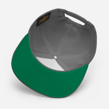 Load image into Gallery viewer, Shuffle Liiife Supreme - Snapback Hat (with Green Undervisor and Side Logos)
