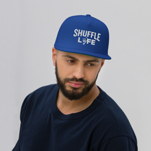 Load image into Gallery viewer, Shuffle Liiife Snapback Hat (with Green Undervisor)
