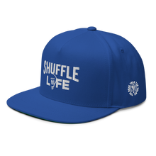 Load image into Gallery viewer, Shuffle Liiife Supreme - Snapback Hat (with Green Undervisor and Side Logos)
