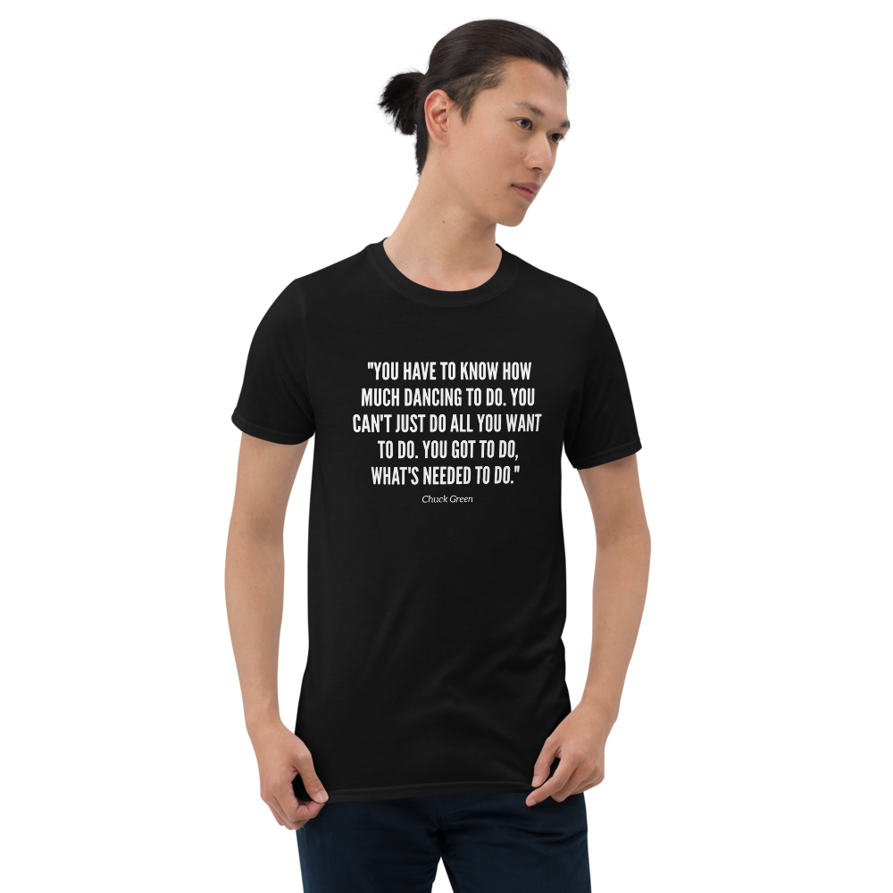 Chuck Green Quote - Short-Sleeve Unisex T-Shirt