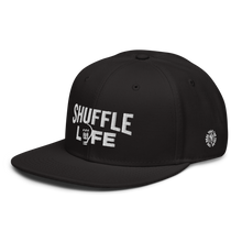 Load image into Gallery viewer, Shuffle Liiife Supreme - Snapback Hat (with Grey Undervisor and Side Logos)
