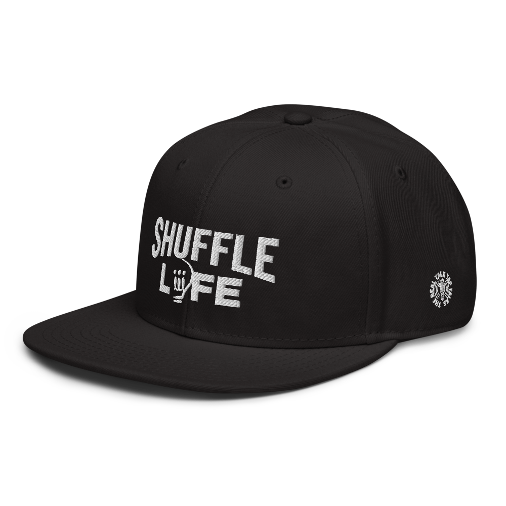 Shuffle Liiife Supreme - Snapback Hat (with Grey Undervisor and Side Logos)