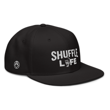 Load image into Gallery viewer, Shuffle Liiife Supreme - Snapback Hat (with Grey Undervisor and Side Logos)
