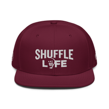 Load image into Gallery viewer, Shuffle Liiife Supreme - Snapback Hat (with Grey Undervisor and Side Logos)
