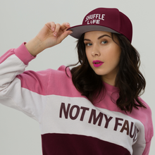 Load image into Gallery viewer, Shuffle Liiife Snapback Hat (with Grey Undervisor)
