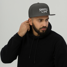 Load image into Gallery viewer, Shuffle Liiife Snapback Hat (with Grey Undervisor)
