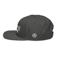 Load image into Gallery viewer, Shuffle Liiife Supreme - Snapback Hat (with Grey Undervisor and Side Logos)
