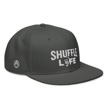 Load image into Gallery viewer, Shuffle Liiife Supreme - Snapback Hat (with Grey Undervisor and Side Logos)
