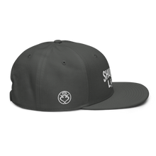 Load image into Gallery viewer, Shuffle Liiife Supreme - Snapback Hat (with Grey Undervisor and Side Logos)
