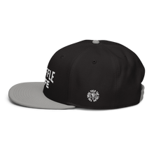 Load image into Gallery viewer, Shuffle Liiife Supreme - Snapback Hat (with Grey Undervisor and Side Logos)
