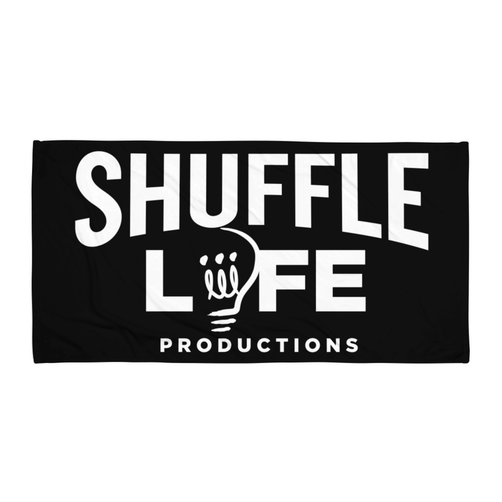 Shuffle Liiife Towel (Full Size Black)