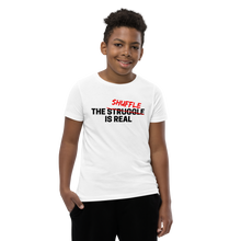 Load image into Gallery viewer, The Shuffle Is Real - Youth Short Sleeve T-Shirt
